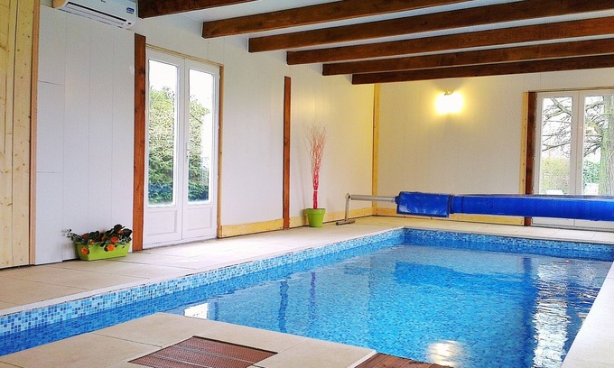 La Noe-Poulain Casa | Casa normanda con piscina cubierta climatizada