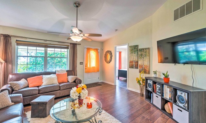 Warm Mineral Springs Casa | North Port Garden Home: Florida Room, Lanai!