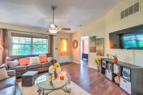 Warm Mineral Springs Casa | North Port Garden Home Florida Room, Lanai!