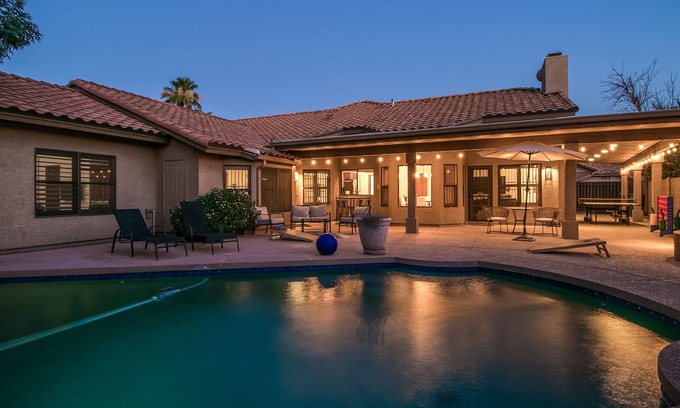 Arabian Views Casa | North Scottsdale 4 Bdrm with Entertainer's Yard and Game Room!