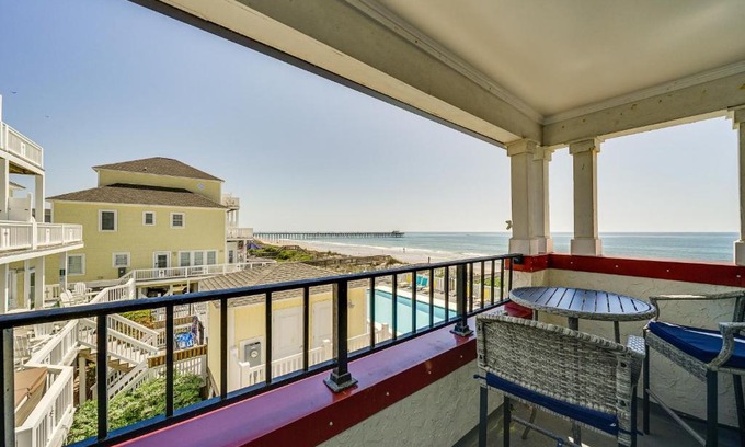 North Topsail Beach Apartamento | North Topsail Beach Vacation Rental with Pool Access