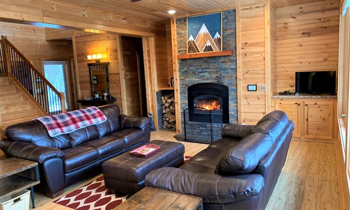 Lutsen Casa | Comodidad del norte con vista al lago Caribou: espacioso y aislado