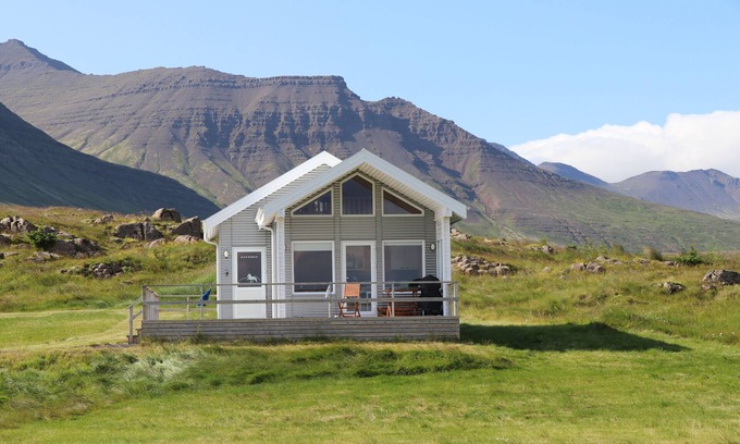 Eyja- og Miklaholtshreppur Cabaña | Aurora boreal en la hermosa cabaña Snaefellsnes (oeste de Islandia)