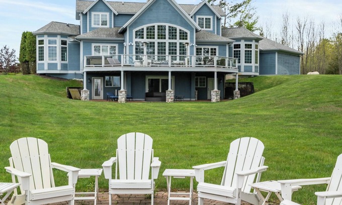 East Jordan Casa | Northern Michigan Paradise: 6BR Lake CharlevoixView Estate