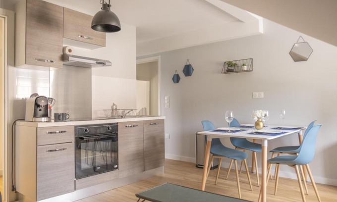 Diemeringen Apartamento | Nouveau - L'océan - Jardin partagé, barbecue