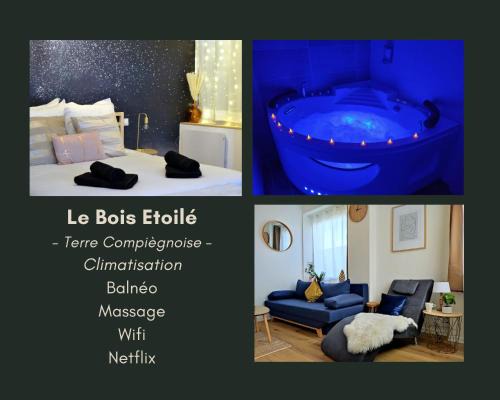 Venette Apartamento | NOUVEAU*Le Bois étoilé*Balnéo*Massage*Détente*Wifi*Netflix*Self-checkin