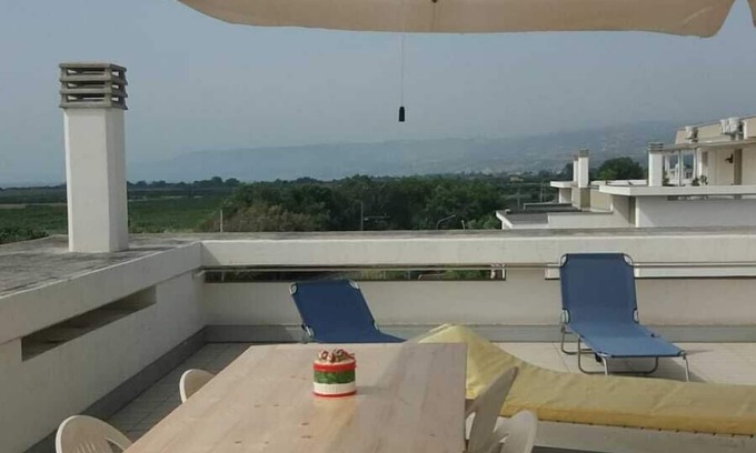 Nova Siri Apartamento | Marina Nova Siri: Ático con vista al mar, amplia terraza, Wi-Fi. Paseos en barco y pesca.