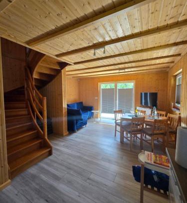Lubkowo Casa | Nowy domek drewniany Tu Mi Dobrze w Lubkowie z plażą