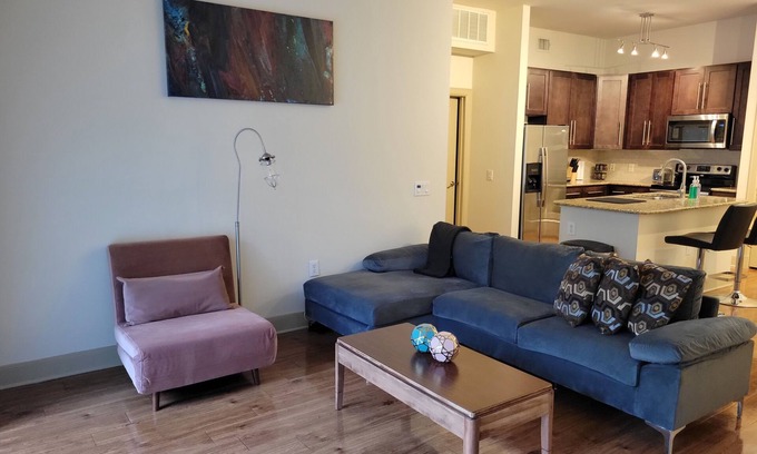 Astrodome Apartamento | NRG & Medical Center, 2 bed/2bath w/Courtyard View - King Beds