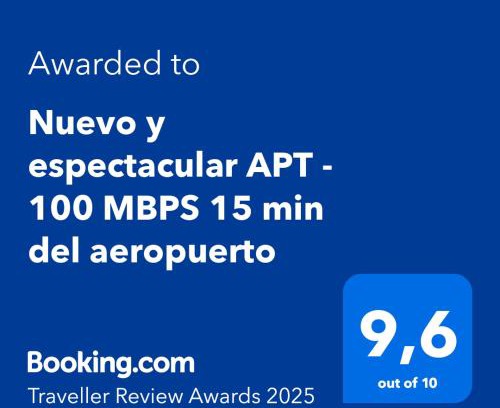 San José Apartamento | Nuevo y espectacular APT - 100 MBPS 15 min del aeropuerto