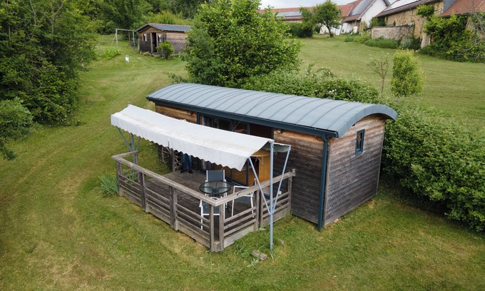 Auriac-du-Perigord Casa | Null 'Tiny House' con jardín privado y aire acondicionado