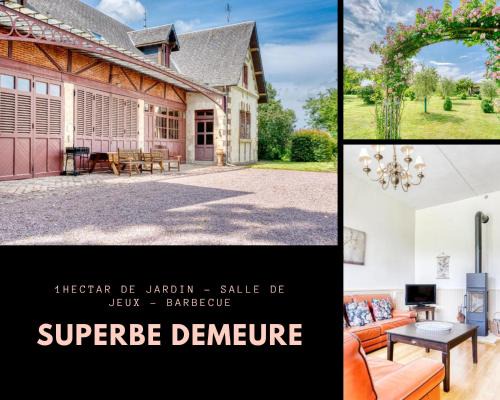 Tourville-sur-Odon Casa | Nunki, Maison de campagne avec grand jardin