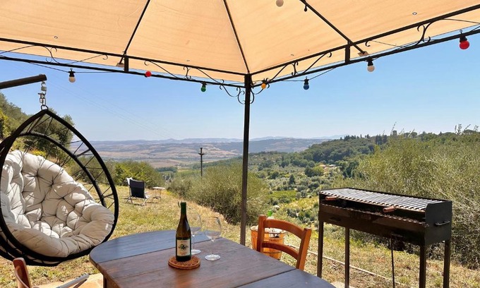 Montalcino Apartamento | Nuovissimo Loft panoramico con giardino a Montalcino