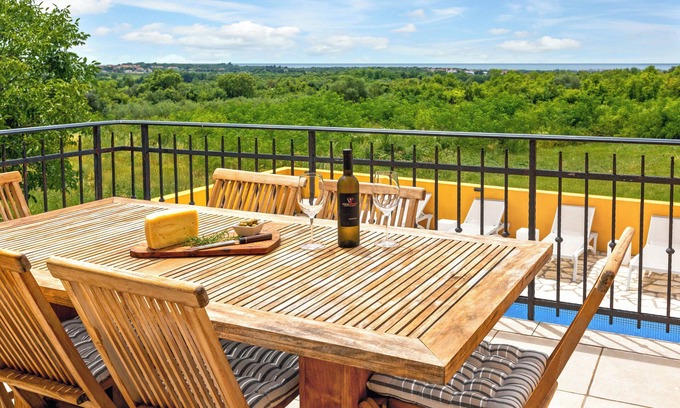 Vilanija Villa | Villa Umag Istria sea view private pool 3 bedrooms and garage by Rentistra