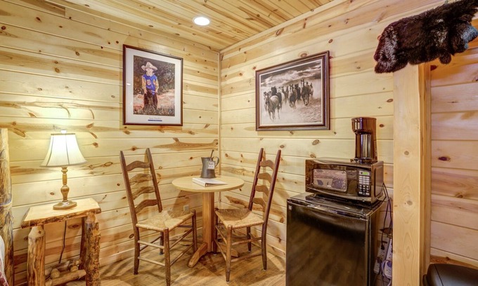 Helen Casa | NVM Cowboy Wisdom - Pet Friendly Room at the Nacoochee Valley Motel