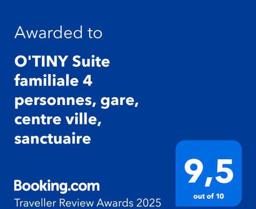 Lourdes Apartamento | O'TINY Suite familiale 4 personnes, gare, centre ville, sanctuaire