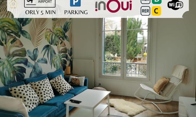 Juvisy-sur-Orge Casa | Oasis Train Station - Next to Paris