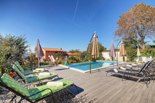 Kanfanar Apartamento | Oberhalb des Limfjords liegt diese Ferienwohnung mit Pool, Terrrasse und Grillplatz