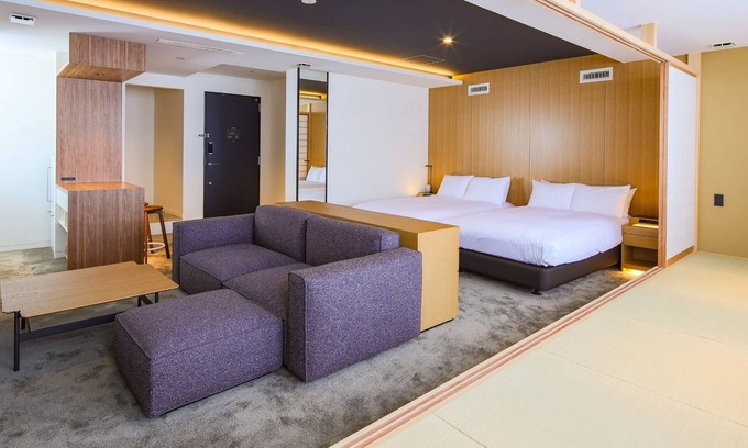 Karasuma Hotel | Observation bus with jacuzzi Premier Suite Twin Room without meals / Kyoto Kyōto