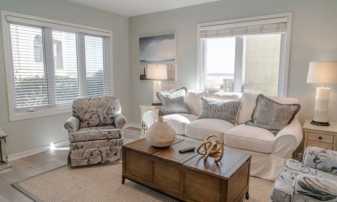 Isle of Palms Condominio | "Ocean Breeze" - Casi frente al mar con toneladas de vistas al mar
