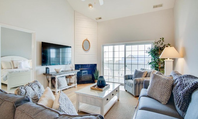 Ocean City Apartamento | Ocean City Condo Covered Deck, Walk to Boardwalk!