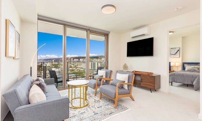 Ala Moana Condominio | Ocean-City Luxurious Vacation at the Sky Ala Moana with Amazing Amenities