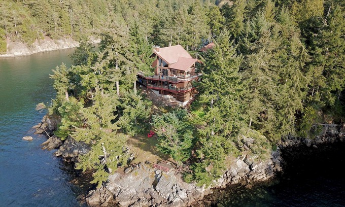 Pender Island Casa | Casa de vacaciones de lujo de 8 dormitorios frente al mar