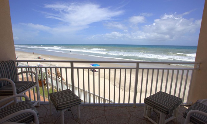 Satellite Beach Condominio | Complejo frente al mar: hermosas vistas panorámicas al mar.