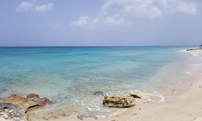 Estate Golden Rock Condominio | Ocean front condo complex, 2 bed, 2 bath with a pool. Saltwater lagoon view.