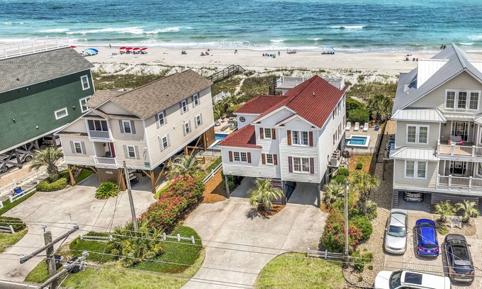 Murrells Inlet Casa | OCEAN FRONT LUXURY BEACH HOUSE WITH PRIVATE POOL