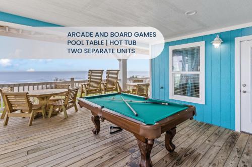 Port Bolivar Casa | Ocean Paradise 5BR Beach Escape Hot Tub Game Room and Firepit