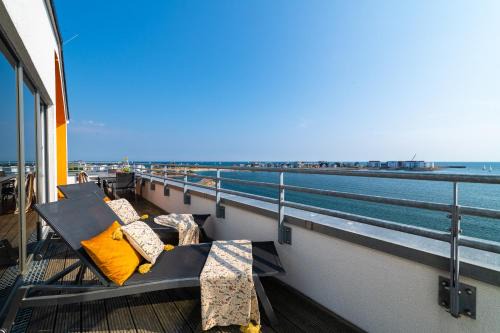 Olpenitz Apartamento | Ocean Queen- Penthouse, Balkon, Ostseeblick, Kamin