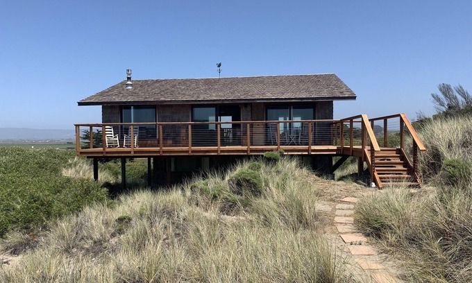 Watsonville Casa | Ocean View Beach House en las dunas de arena en la bahía de Monterey