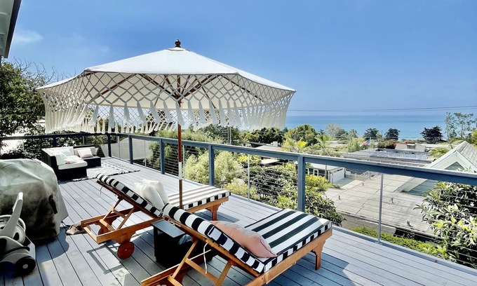 Summerland Casa | Ocean View Bungalow - walk to everything!