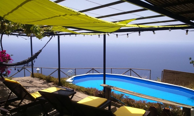Arco da Calheta Cabaña | El Cottage - Piedra rocas casa con vista al mar e bella