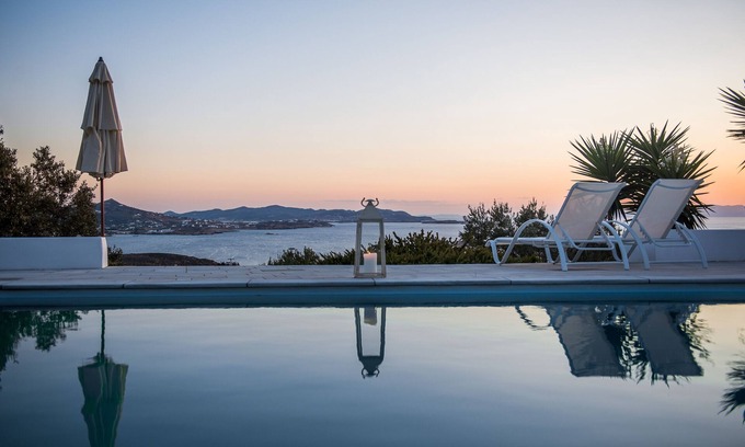 Krotiri Casa | Casa con vista al mar y piscina