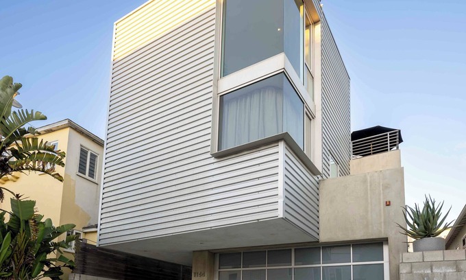 Tree Section Casa | Vista al mar Manhattan Beach Elegante contemporáneo - A 2 cuadras del centro