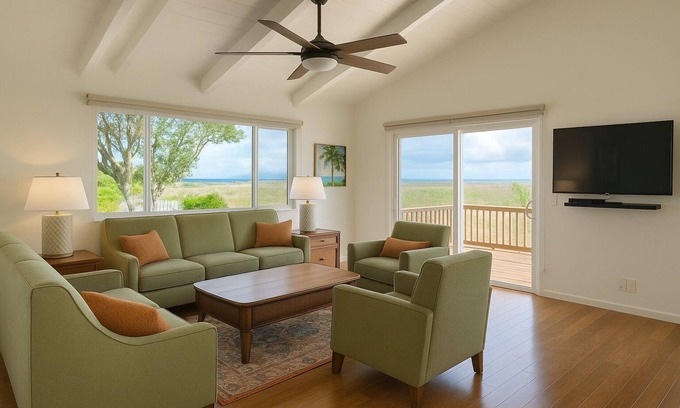 Paia Casa | Casa con vista al mar y aire acondicionado central - Walk To Downtown Paia and Beaches