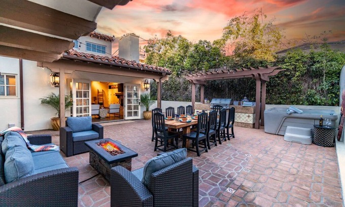La Jolla Shores Casa | Ocean View Spanish Beauty Half Block to Beach, New Hot Tub