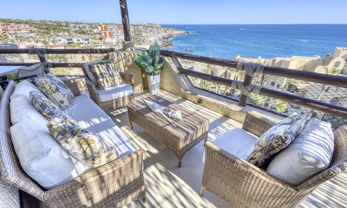 Cabo Bello Condominio | Ocean Views all around!Newly renovated condo. Access to Private Swimmable Beach.