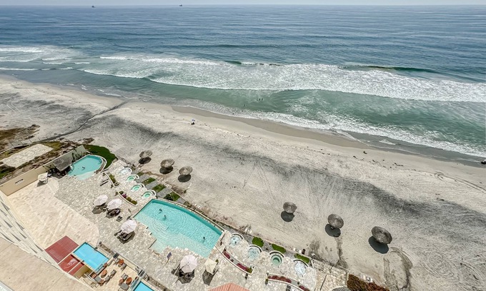 Rosarito Condominio | Ocean Views-Mar y Sol Condo-Beach Access-Rosarito