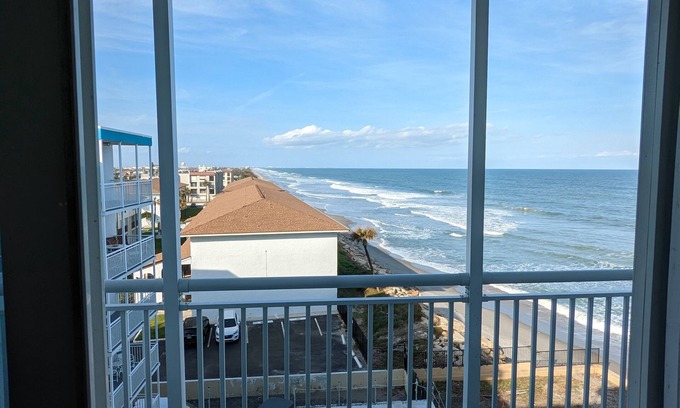 Tropic Condominio | Oceanfront 2BR with Breathtaking Views next to Patrick SFB, Satellite Beach