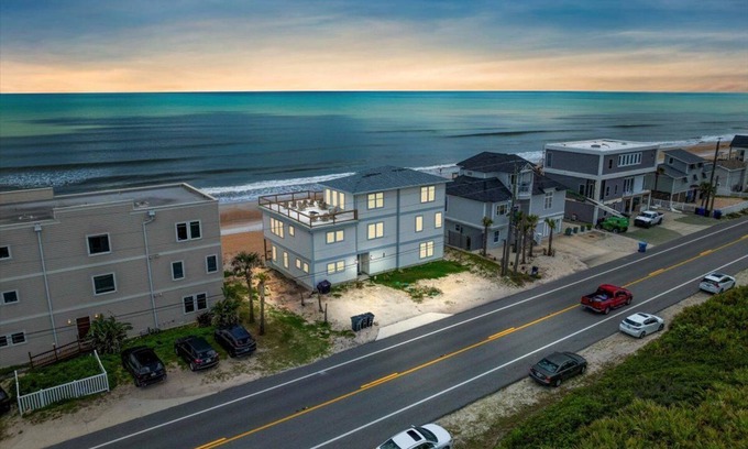 South Ponte Vedra Beach Casa | Oceanfront 3BR Retreat Private Beach Access Near St. Augustine