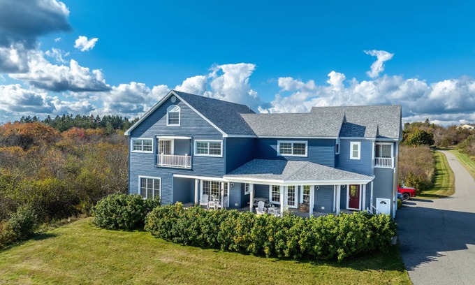 Lubec Casa | Oceanfront 5-bedroom house on 15 acres with 700 feet of private sandy beachfront