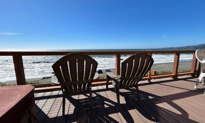 Smith River Apartamento | Oceanfront Cabin 10 Jacuzzi Breathtaking Views