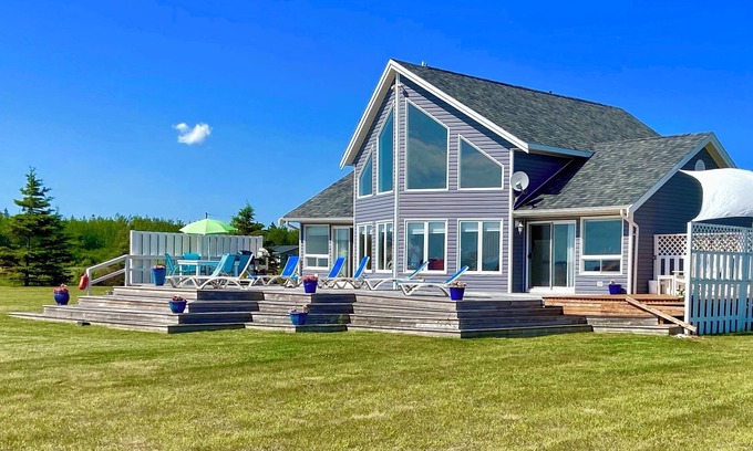 Miscouche Cabaña | Playa privada - ¡CHALET DE LUJO FRENTE AL MAR DESTACADO EN LOS TIEMPOS DE NUEVA YORK!