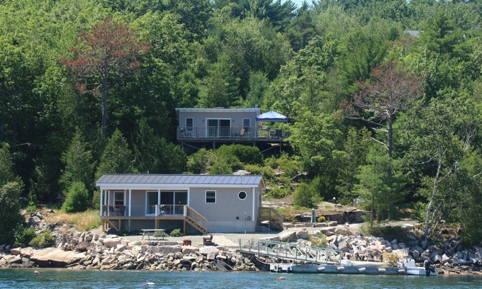 Hall Quarry Cabaña | Casa frente al mar en Somes Sound