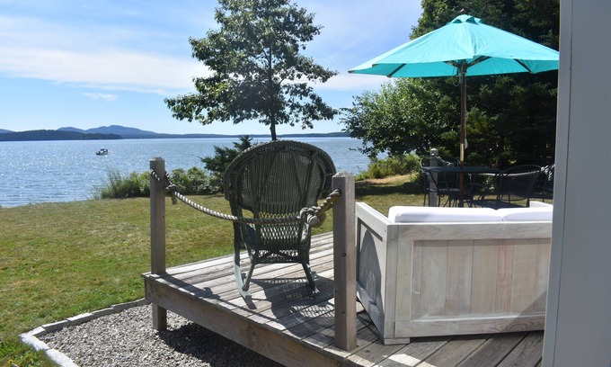 Trenton Cabaña | Casa frente al mar con magníficas vistas de Cadillac Mt., focas y aves oceánicas