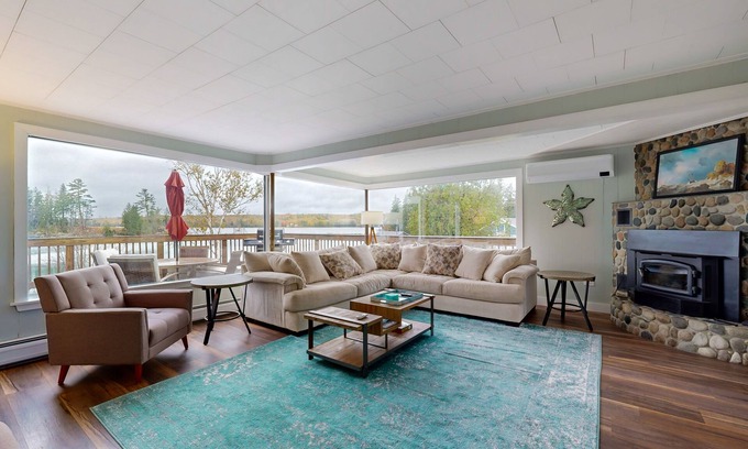 Hancock Casa | Oceanfront, dog-friendly home with amazing ocean/Mt. Desert Island views