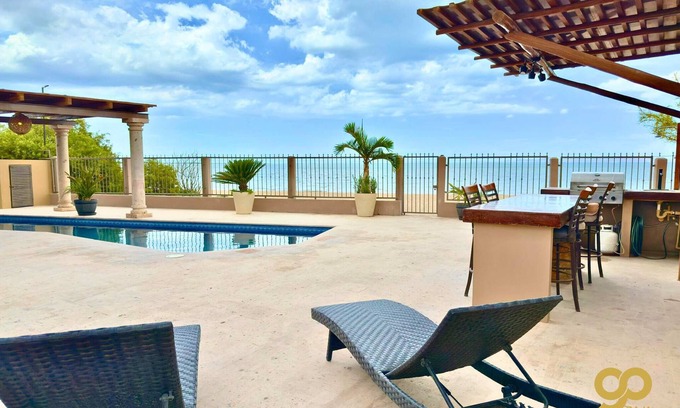 El Centenario Casa | Oceanfront Escape: Pool, BBQ, & Sunset Views